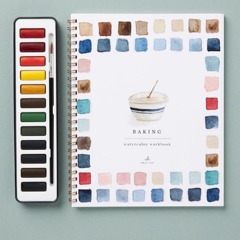 Anthropologie Emily Lex Studio Watercolor Set